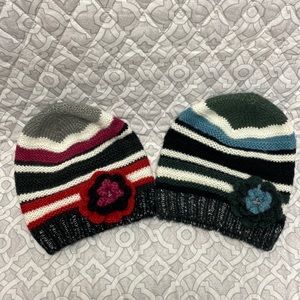 Bundle of (2) Winter Knit Hats